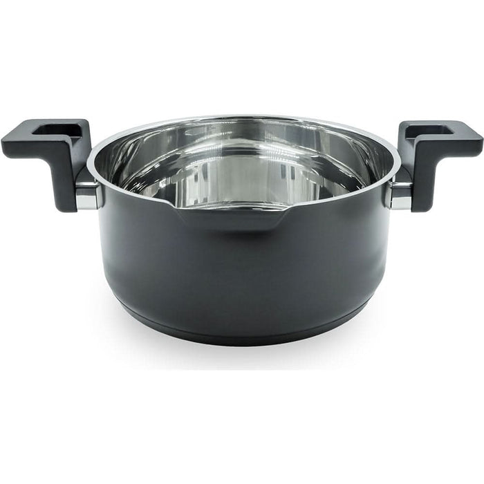 Oala MYRIA MC4023, 4.93l, 24cm, otel inoxidabil, negru WALTI