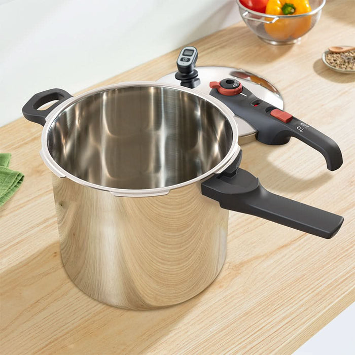 Oala sub presiune TEFAL Secure Chrono P2594401, 8l, inox, argintiu WALTI