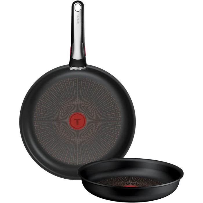 Set vase TEFAL Ingenio Excellence+ P0009553, 3 piese, 24-28cm, aluminiu, negru WALTI