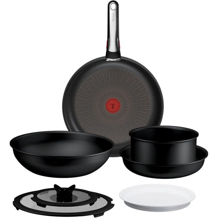 Set vase TEFAL Ingenio Excellence+ P0009953, 8 piese, negru WALTI