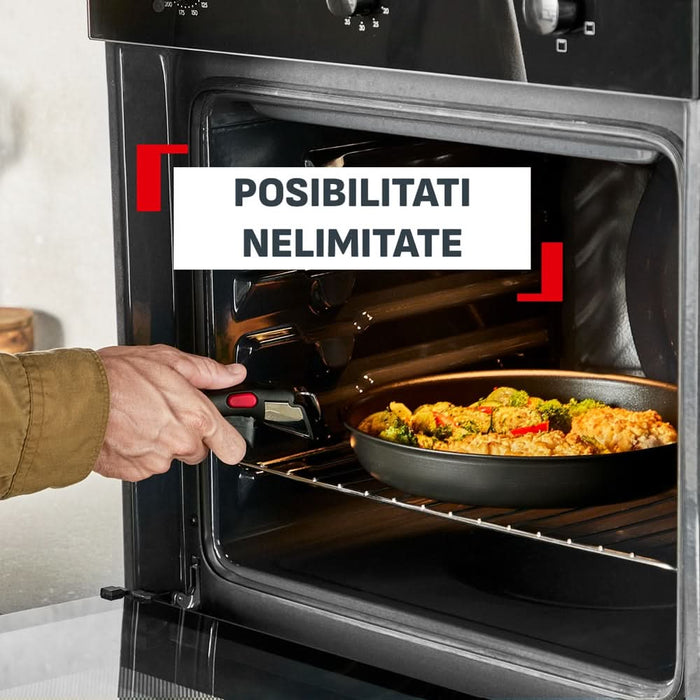 Set vase TEFAL Ingenio Excellence+ P0009953, 8 piese, negru WALTI