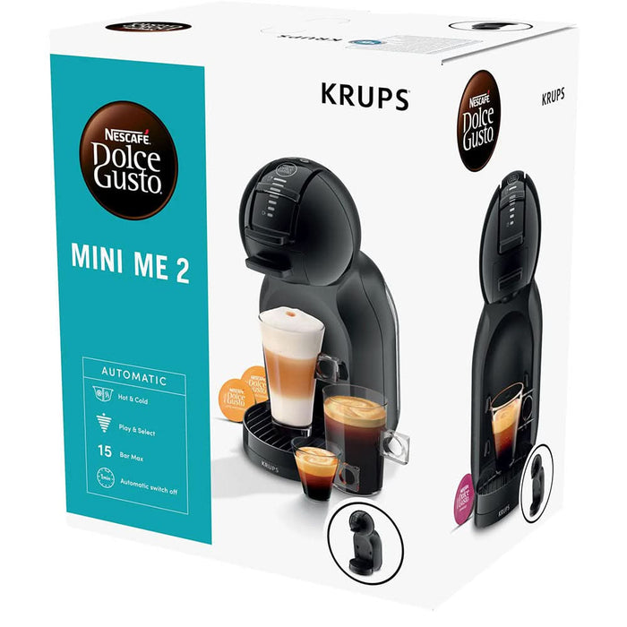 Espressor cu capsule KRUPS Dolce Gusto Mini Me KP1438F0, 0.8l, 1600W, 15 bar, negru WALTI
