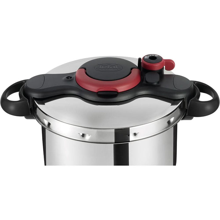 Oala sub presiune TEFAL Clipsominut Easy, 9l, inox, argintiu WALTI