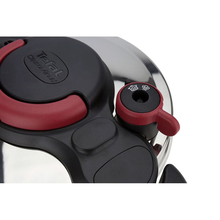 Oala sub presiune TEFAL Clipsominut Easy, 9l, inox, argintiu WALTI