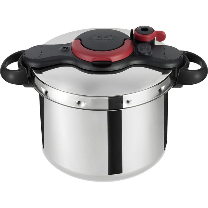 Oala sub presiune TEFAL Clipsominut Easy, 9l, inox, argintiu WALTI