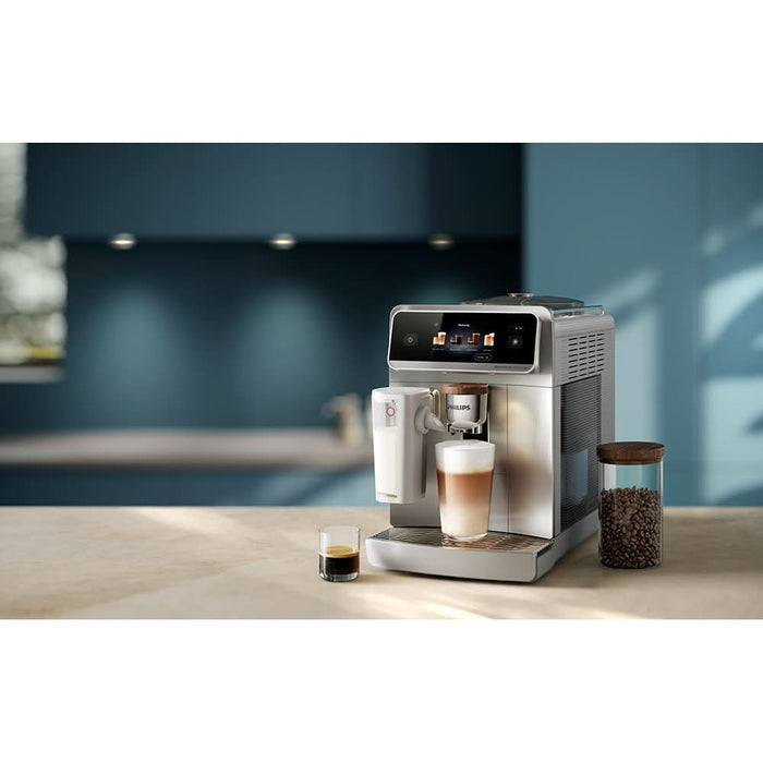 Espressor automat PHILIPS Cafe Aromis Seria 8000 EP8757/20, 1.9l, 1500W, 15 bar, argintiu deschis - WALTI WALTI