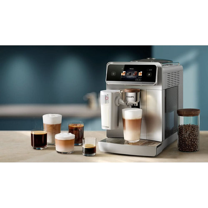 Espressor automat PHILIPS Cafe Aromis Seria 8000 EP8757/20, 1.9l, 1500W, 15 bar, argintiu deschis - WALTI WALTI