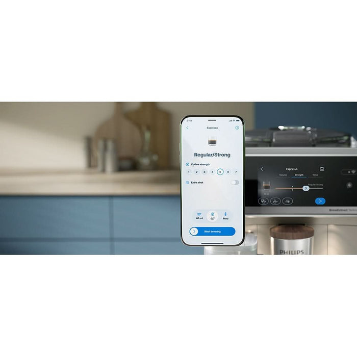 Espressor automat PHILIPS Cafe Aromis Seria 8000 EP8757/20, 1.9l, 1500W, 15 bar, argintiu deschis - WALTI WALTI