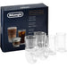 Set pahare cafea DELONGHI Mix Hot&Cold DLSC326, 6 piese, 270-480 ml, sticla - WALTI WALTI