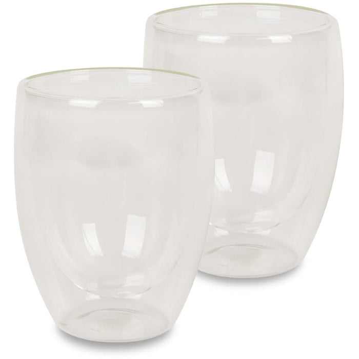 Set pahare cu perete dublu MYRIA MC4017, 2 piese, 350 ml, sticla WALTI