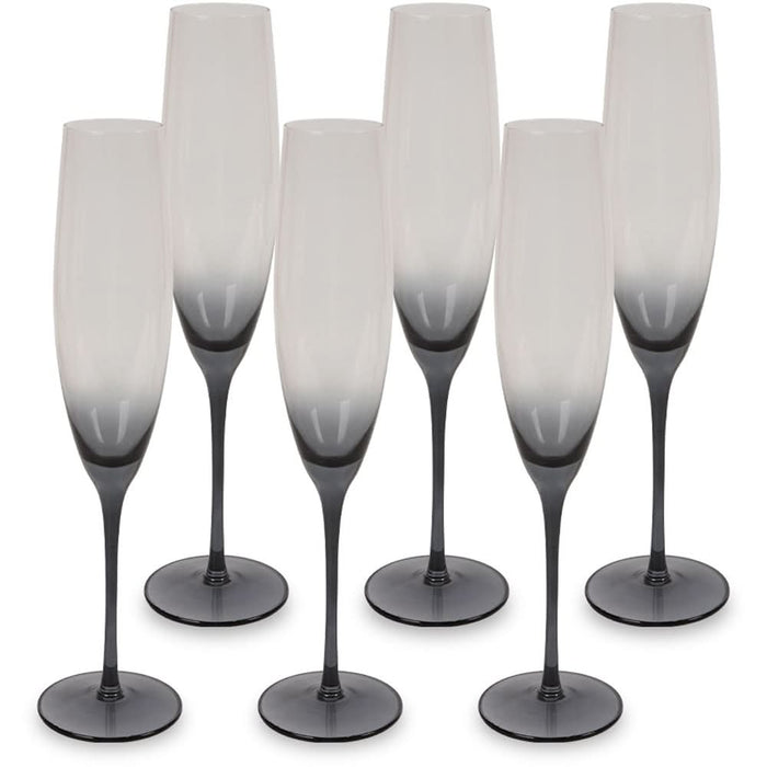 Set pahare sampanie MYRIA MC4018, 6 piese, 230 ml, sticla WALTI