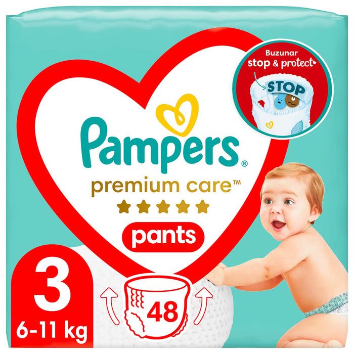 Pampers Premium Care Scutece chiloţel numărul 3, 6-11 kg, 48 buc WALTI