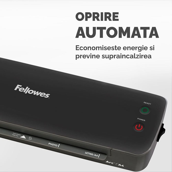 Laminator FELLOWES Arc, A4, negru WALTI