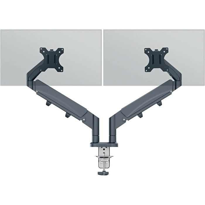 Suport monitor birou LEITZ Ergo Space Saving Dual, Reglabil, 17-32", 9Kg WALTI