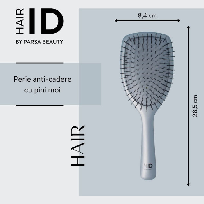 PARSA BEAUTY Perie de păr anti-cădere metalică, 1 buc WALTI