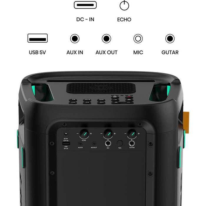 Boxa portabila HISENSE Party Storm, 2.0 CH, 300 W WALTI