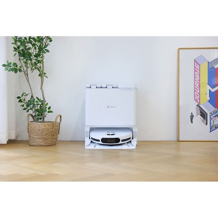 Aspirator robot EZVIZ RS20 Pro, 0.4l, 20V, autonomie max 220 min, Wi-Fi, functie mop, alb WALTI