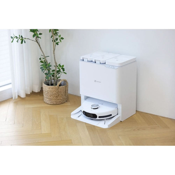 Aspirator robot EZVIZ RS20 Pro, 0.4l, 20V, autonomie max 220 min, Wi-Fi, functie mop, alb WALTI