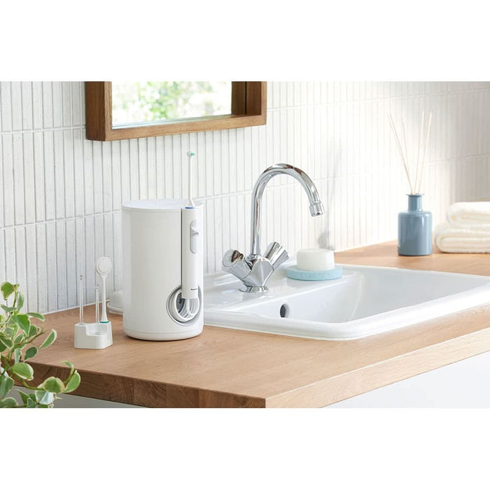 Irigator bucal PANASONIC EW1614W503, 10 viteze, 4 capete, 600ml, alb WALTI