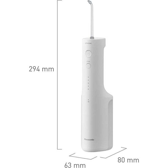 Irigator bucal PANASONIC Ultrasonic EW-DJ66-W303, 5 viteze, 2 capete, 200 ml, alb WALTI