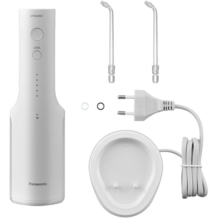 Irigator bucal PANASONIC Ultrasonic EW-DJ66-W303, 5 viteze, 2 capete, 200 ml, alb WALTI