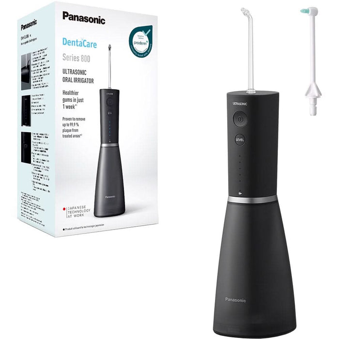 Irigator bucal PANASONIC EW-DJ86-K503, 5 viteze, 2 capete, 200ml, negru WALTI