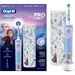 Periuta de dinti electrica copii ORAL-B Pro Kids Frozen, 7600 miscari/min, Curatare 2D, 2 programe, 1 capat, albastru - WALTI WALTI