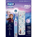 Periuta de dinti electrica copii ORAL-B Pro Kids Frozen, 7600 miscari/min, Curatare 2D, 2 programe, 1 capat, albastru - WALTI WALTI