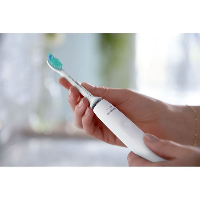 Set 2 Periute de dinti electrice PHILIPS Sonicare HX3675/13, 31000 miscari/min, 1 program, 2 capate, alb WALTI