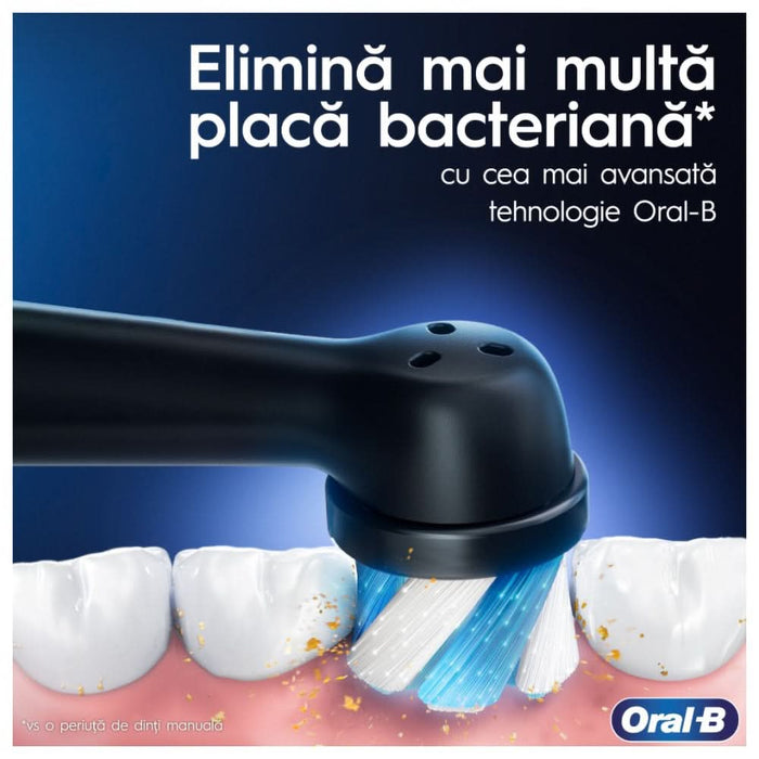 Periuta de dinti electrica ORAL-B iO9, Bluetooth, Curatare 3D, 7 programe, 1 capat, negru WALTI