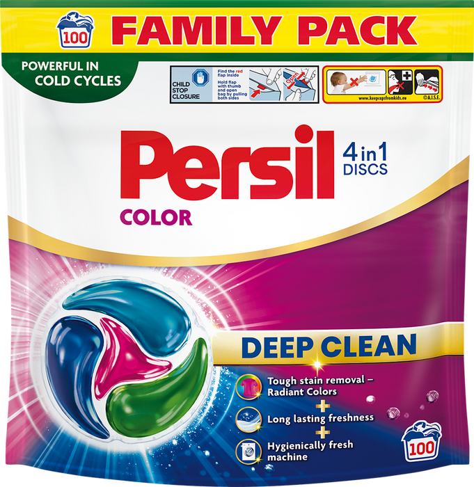 Persil Detergent rufe capsule Color 100 spălări, 100 buc WALTI