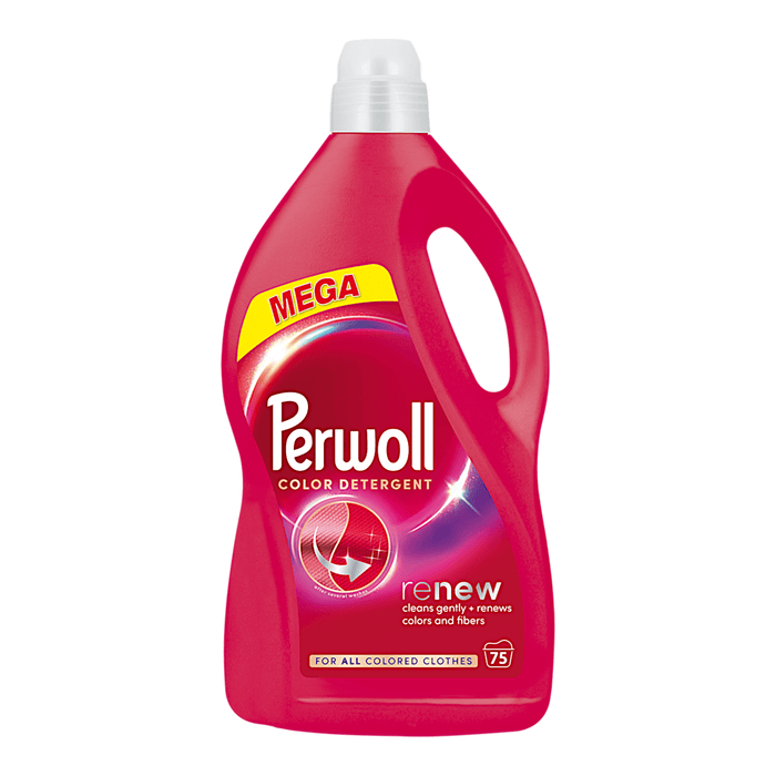 Perwoll Detergent rufe lichid Renew Color 75 spălări, 3,75 l WALTI