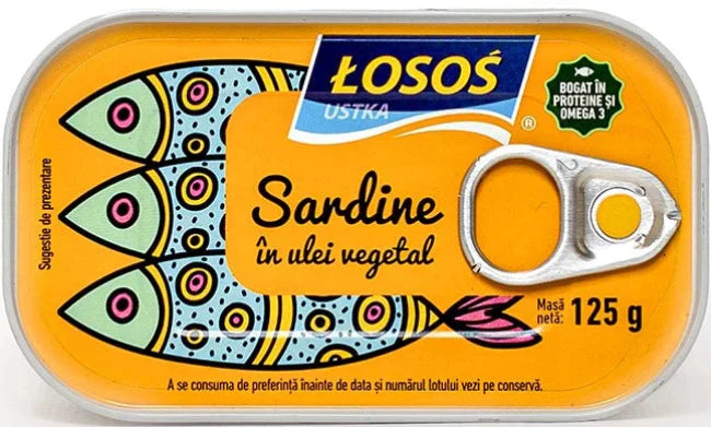 LOSOS Sardine in Ulei 125 g - WALTI WALTI