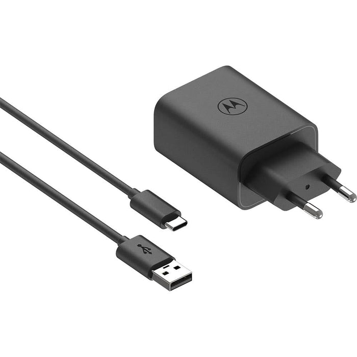 Incarcator retea MOTOROLA TurboPower, 1x USB-C, 33W, Cablu inclus 1m, negru WALTI