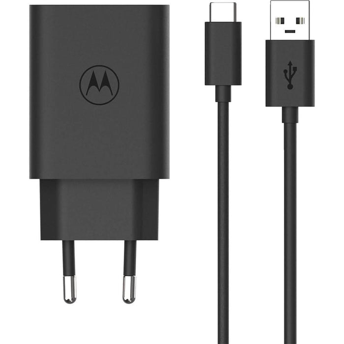 Incarcator retea MOTOROLA TurboPower, 1x USB-C, 33W, Cablu inclus 1m, negru WALTI