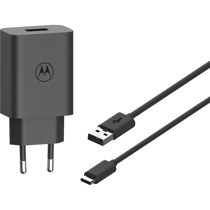 Incarcator retea MOTOROLA TurboPower, 1x USB-C, 33W, Cablu inclus 1m, negru WALTI