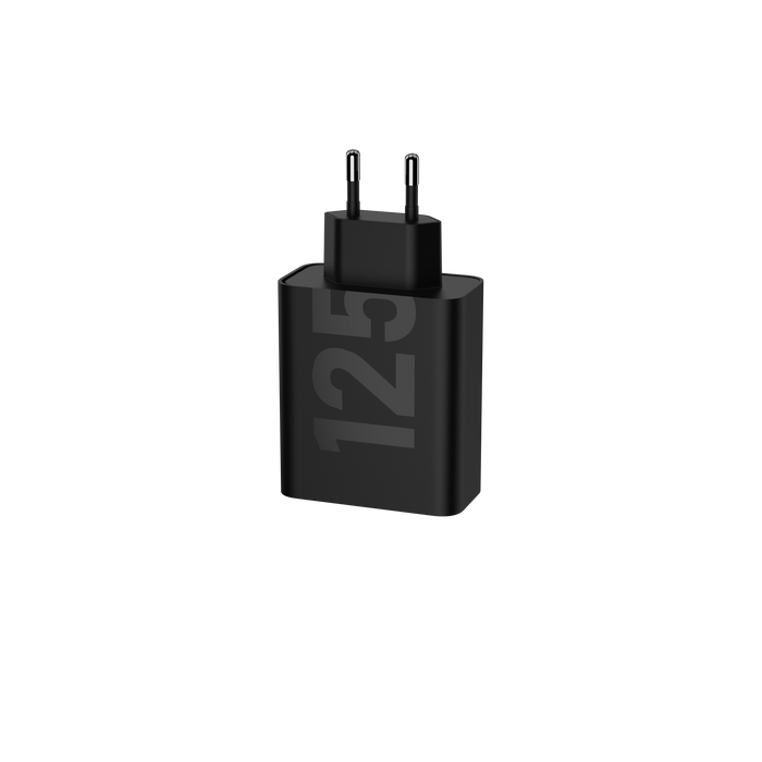 Incarcator retea MOTOROLA TurboPower, 2x USB-C, 125W, Cablu inclus 2m, negru WALTI