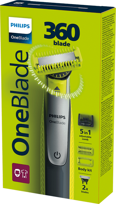 PHILIPS OneBlade Aparat de ras 360 pentru față și corp, 1 buc WALTI