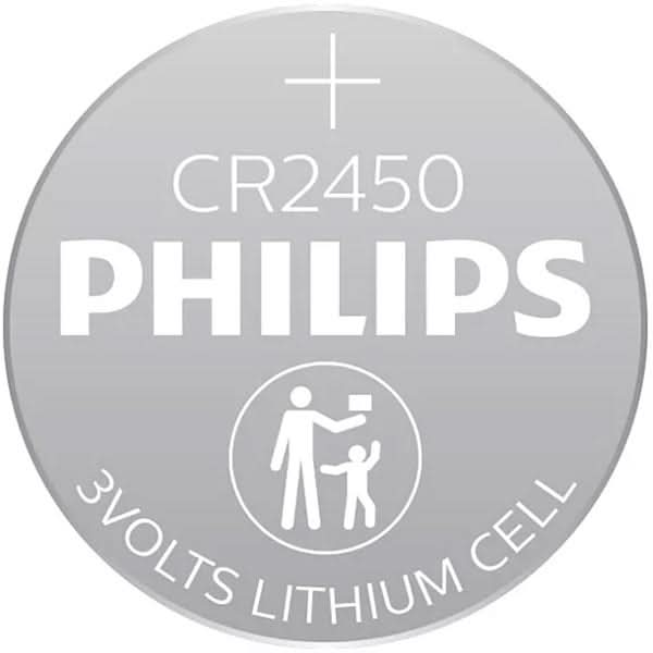 Baterie litiu CR2450/10B PHILIPS, 3V WALTI