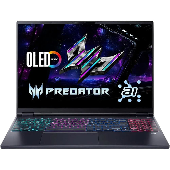 Laptop Gaming ACER Predator Helios Neo 16S AI PHN16S-71-75PY, Intel Core Ultra 7 255HX pana la 5.2GHz, 16" WQXGA, 32GB, SSD 1TB, NVIDIA Geforce RTX 5070 8GB, Free Dos, Abyssal Black WALTI