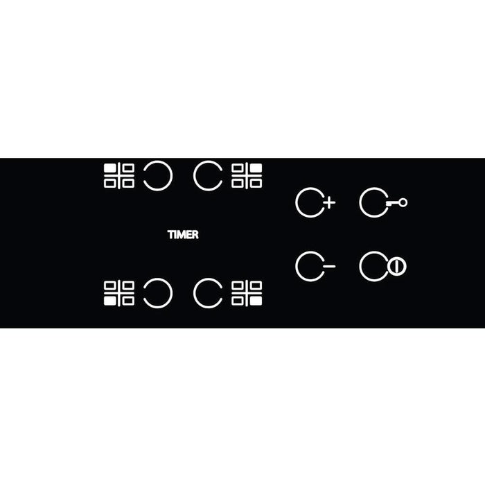 Plita incorporabila WHIRLPOOL AKT 8090/NE, Vitroceramica, 4 arzatoare, negru WALTI