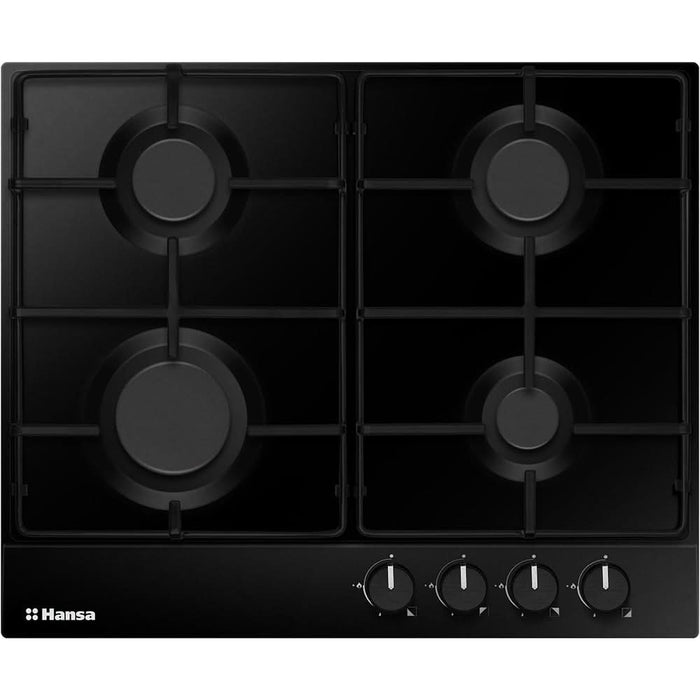 Plita incorporabila HANSA BHGS630101, Gaz, 4 arzatoare, negru WALTI