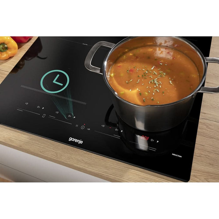 Plita incorporabila GORENJE GI6442BSCE, Inductie, 4 arzatoare, Touch Control, negru WALTI