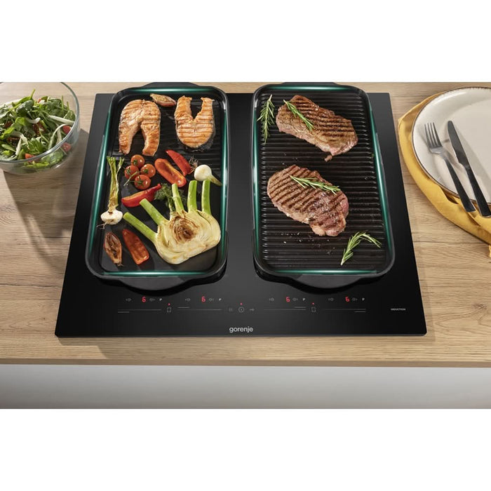 Plita incorporabila GORENJE GI6442BSCE, Inductie, 4 arzatoare, Touch Control, negru WALTI