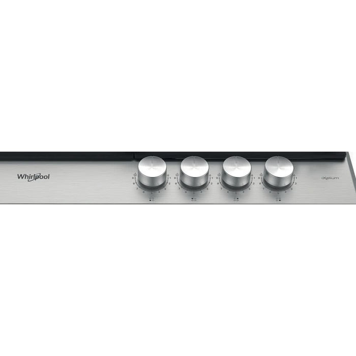 Plita incorporabila WHIRLPOOL GMWL 628/IXL EE, Gaz, 4 arzatoare, Wok, inox - WALTI WALTI