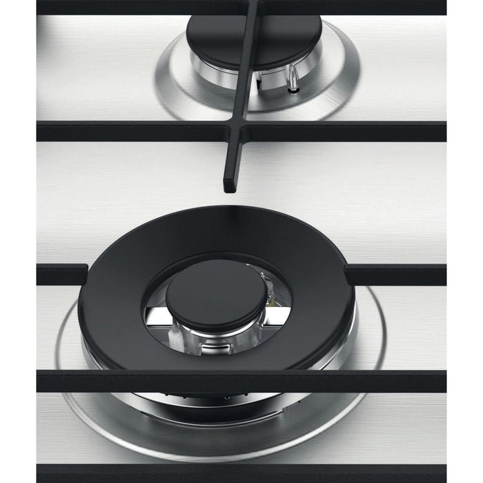Plita incorporabila WHIRLPOOL GMWL 628/IXL EE, Gaz, 4 arzatoare, Wok, inox - WALTI WALTI