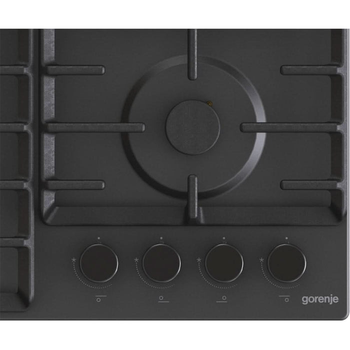 Plita incorporabila GORENJE GW642SYB, Gaz, 4 arzatoare, Wok, negru WALTI