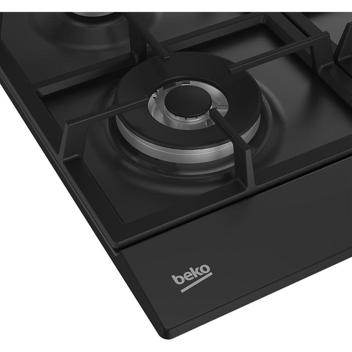 Plita incorporabila BEKO HIAW64225SB, Gaz, 4 arzatoare, Wok, negru WALTI