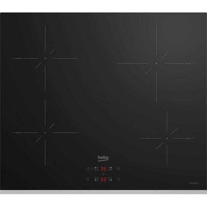 Plita incorporabila BEKO HII64401SMTX, inductie, 4 arzatoare, Touch Control, negru WALTI