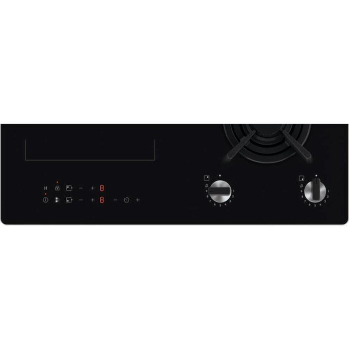 Plita incorporabila ELECTROLUX KDI641723K, Gaz + Inductie, 4 arzatoare, Touch Control, negru WALTI